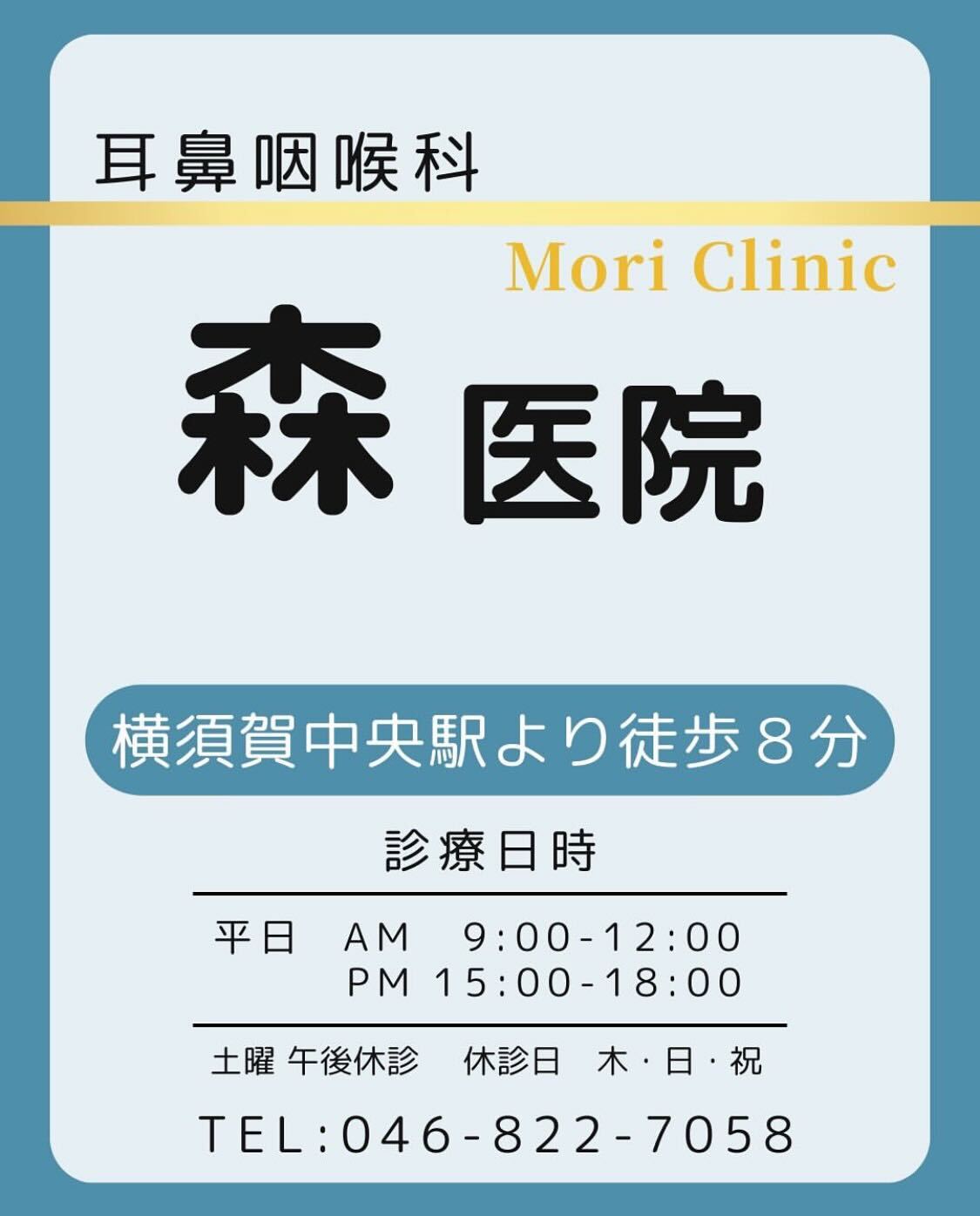 耳鼻咽喉科　森医院