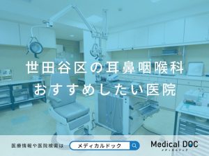世田谷区の耳鼻咽喉科 おすすめしたい医院