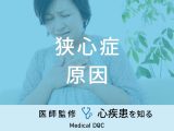 「狭心症の主な5つの原因」はご存知ですか？医師が予防法も徹底解説！