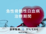 「急性骨髄性白血病の治療期間」はご存知ですか？症状や治療法も解説！【医師監修】