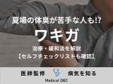 非公開: 夏場の体臭注意! ｢ワキガ｣の治療や臭いの緩和策とは?【セルフチェック法も解説】