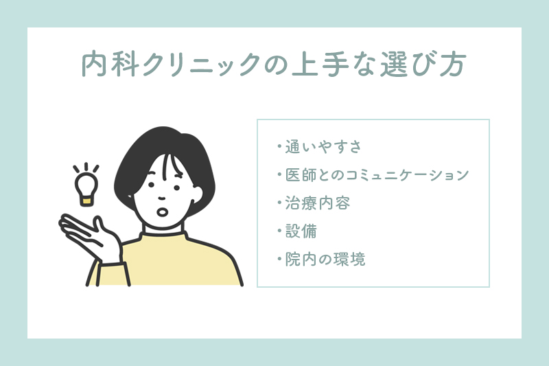 内科クリニックの上手な選び方