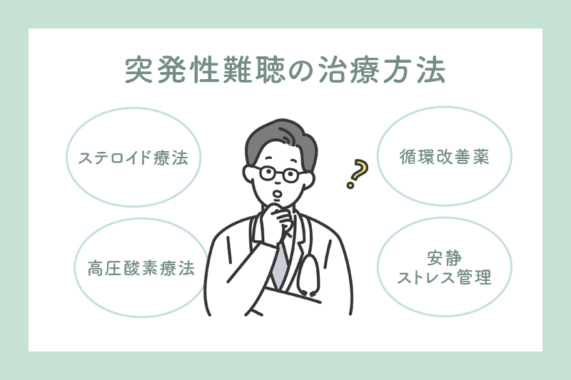 突発性難聴の治療方法