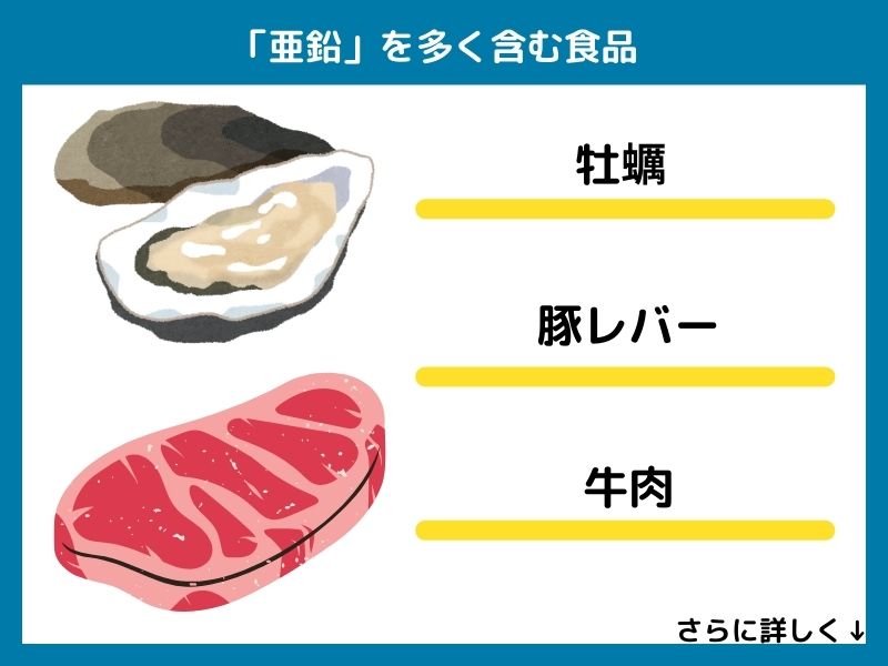亜鉛を多く含む食品