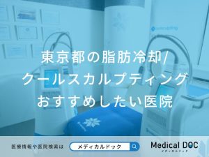 東京都の脂肪冷却/クールスカルプティング おすすめしたい医院