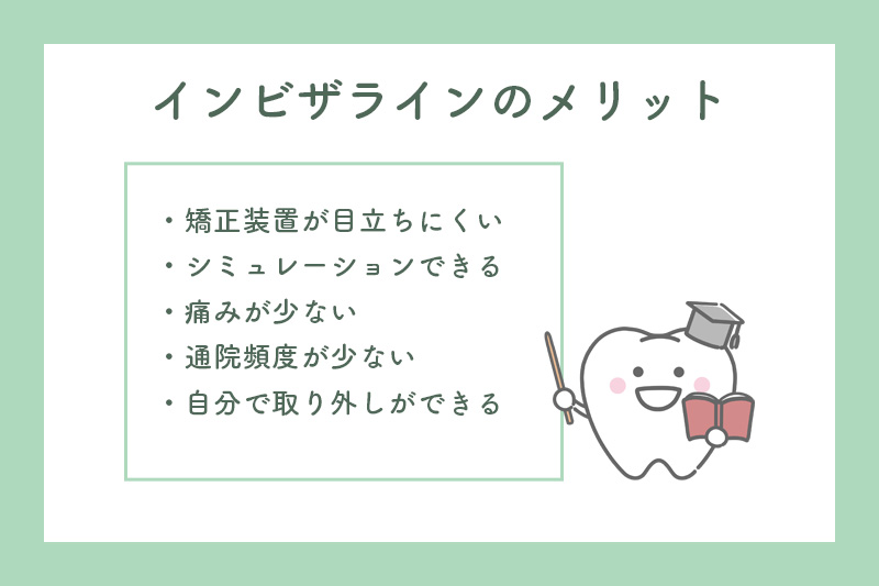 インビザラインのメリット