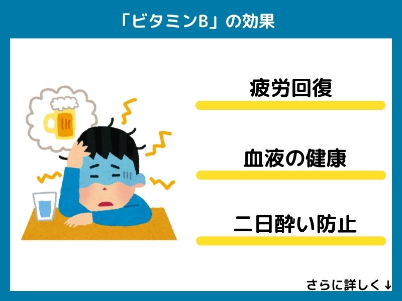 ビタミンBの効果