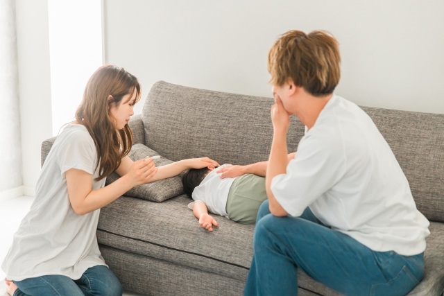 インフルエンザで幻覚が見えているときの対処法