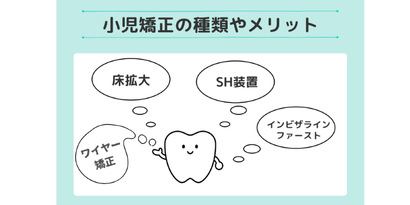 小児矯正の種類やメリット