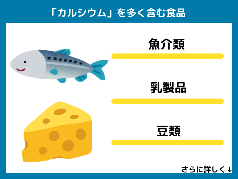 カルシウムの多い食品