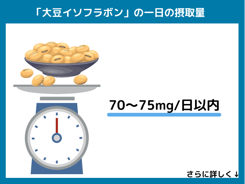大豆イソフラボンの一日の摂取量