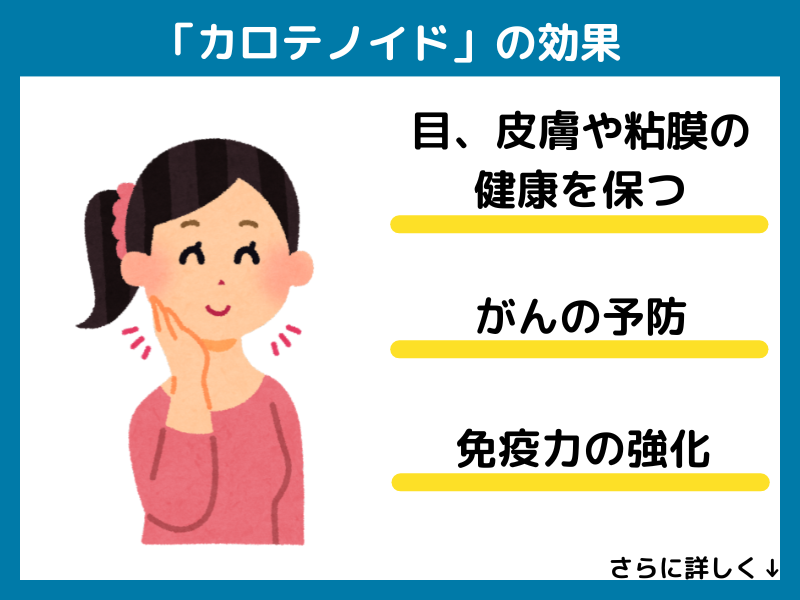 カロテノイドの効果