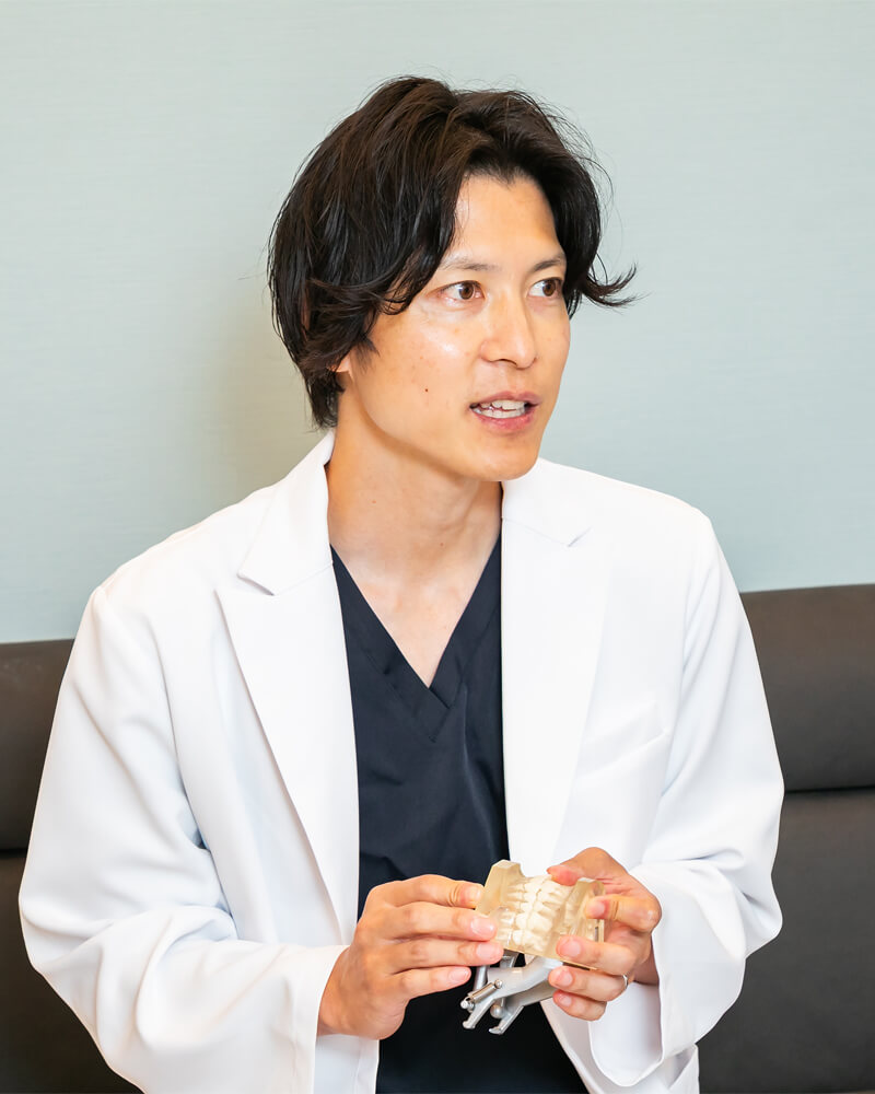 ゆくゆくは若い医師にインビザライン治療のワザを伝授したい