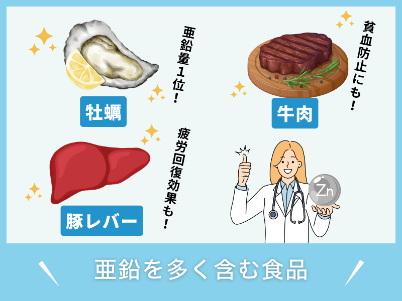 亜鉛を多く含む食品