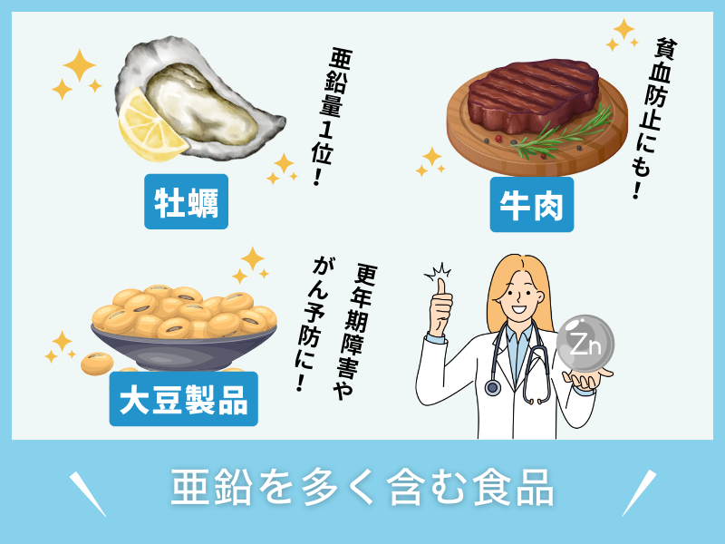 亜鉛の多い食品
