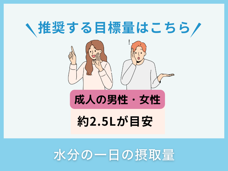 水分の一日の摂取量