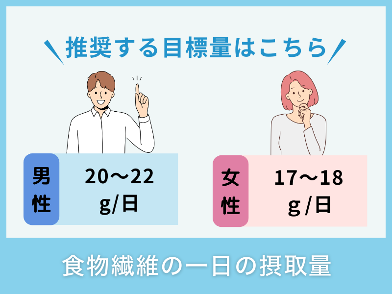 食物繊維の一日の摂取量