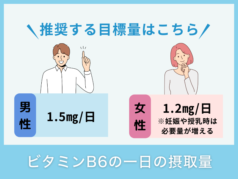 ビタミンB6の一日の摂取量