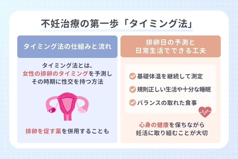 不妊治療の第一歩「タイミング法」