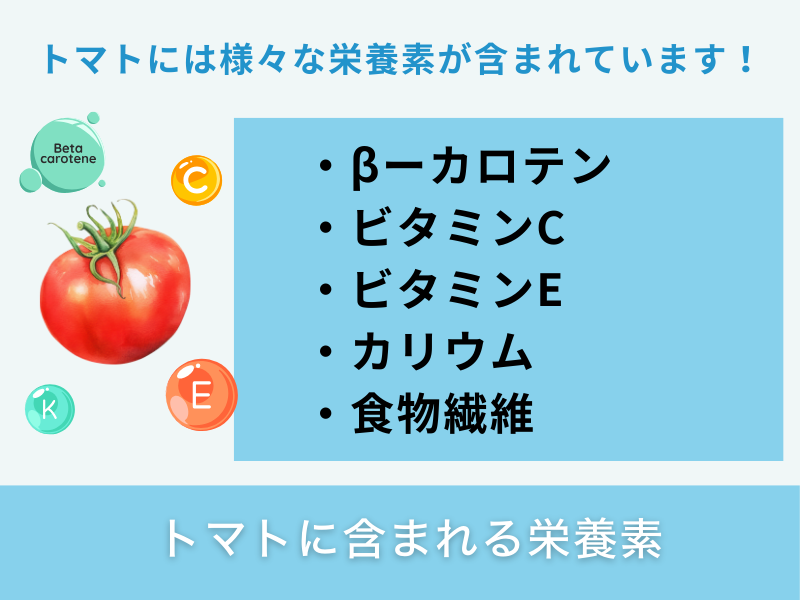 トマトに含まれる栄養素