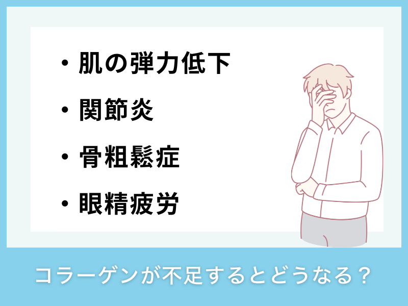 コラーゲンが不足すると現れる症状