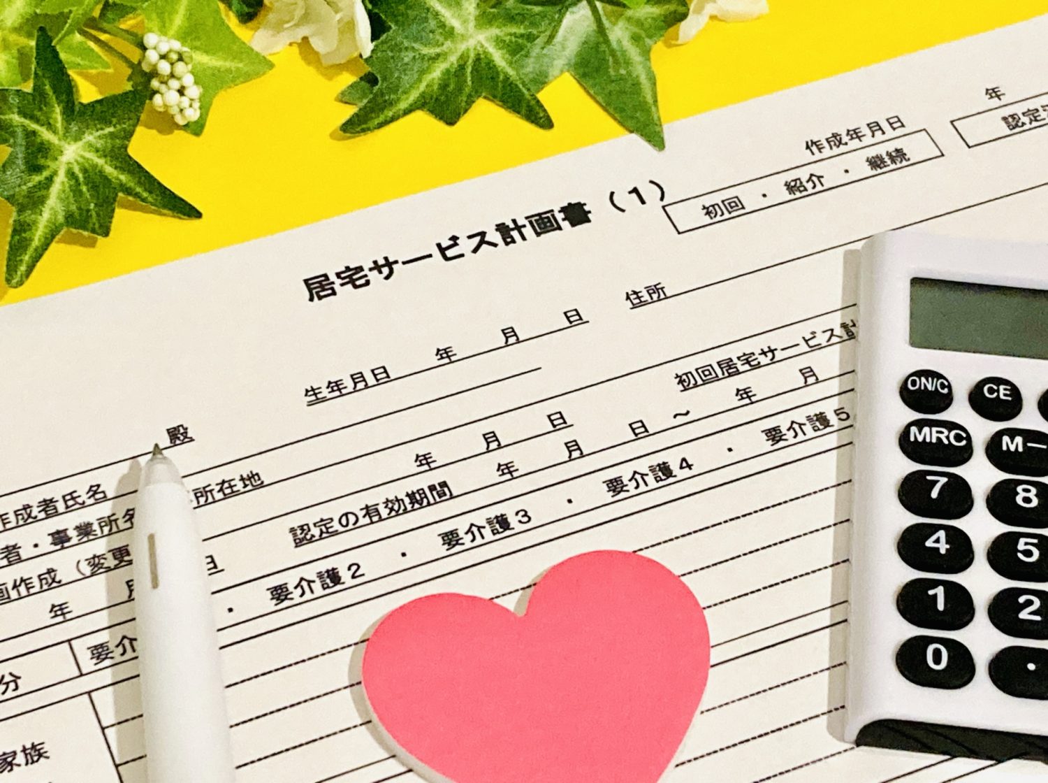 居宅サービス計画書・ケアプラン