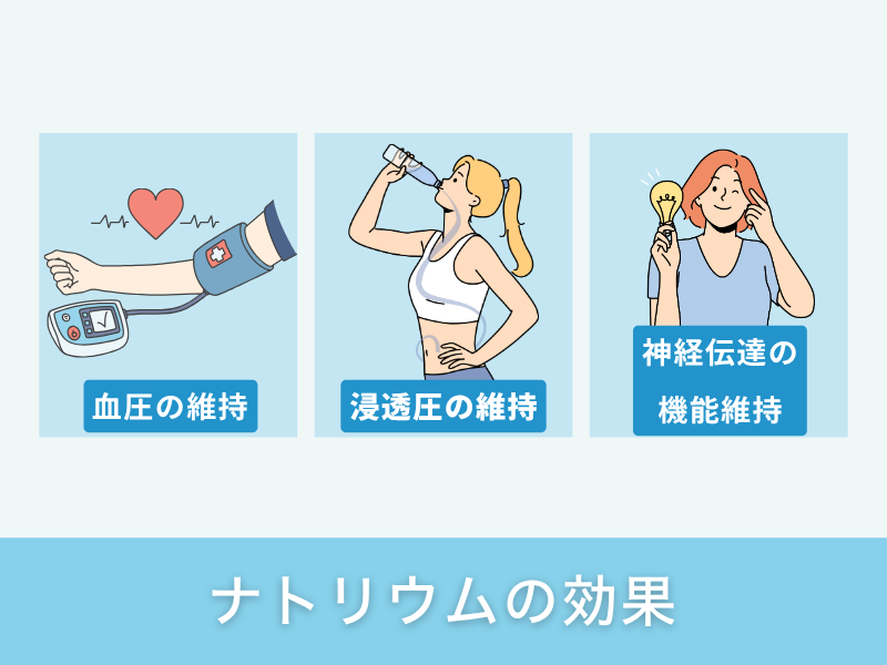 ナトリウムの効果