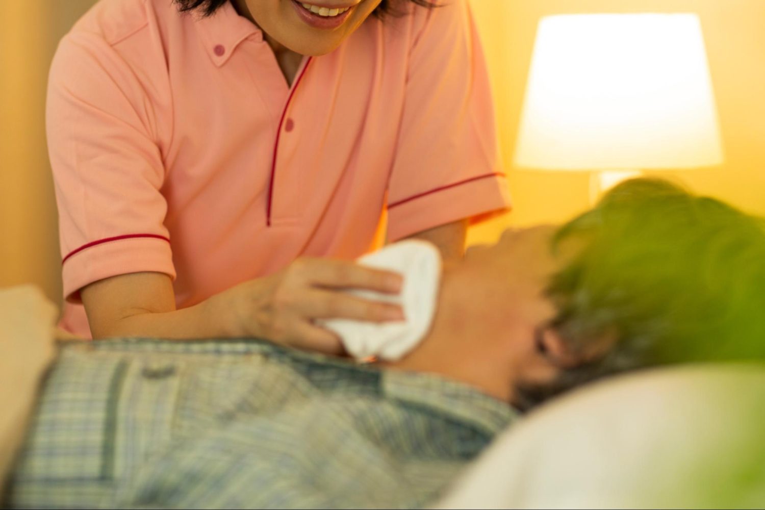 介護サービスを利用した清拭ケア