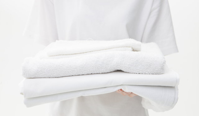 寝たきりの方に清拭を行う際の準備