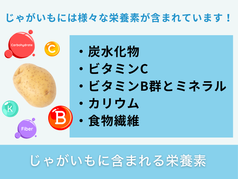 じゃがいもに含まれる栄養素