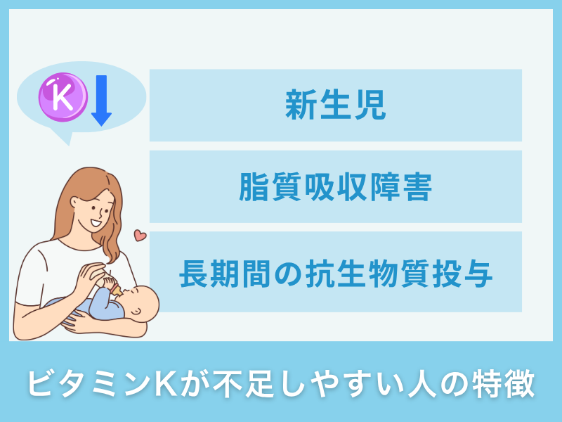 ビタミンKが不足しやすい人の特徴