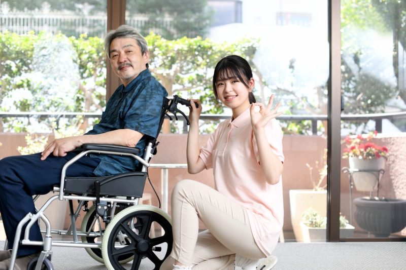 介護施設での場面