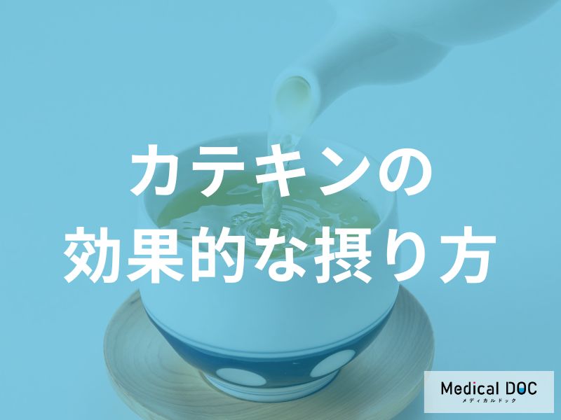 「カテキンを効果的に摂取できる」タイミングとは？摂取量についても解説！