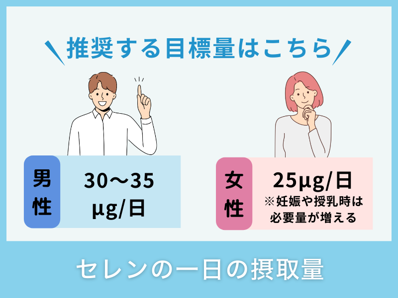セレンの一日の摂取量