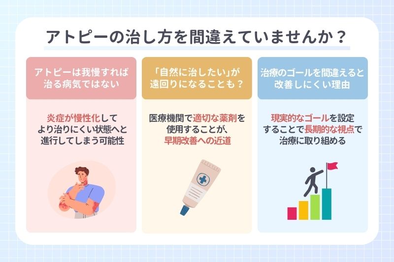 アトピーの治し方を間違えていませんか？