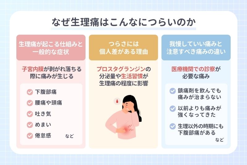 なぜ生理痛はこんなにつらいのか