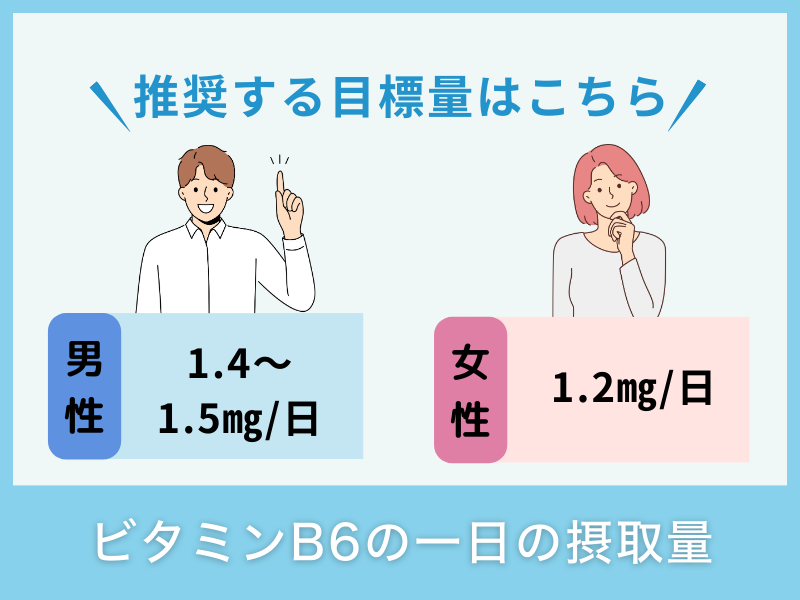 ビタミンB6の一日の摂取量