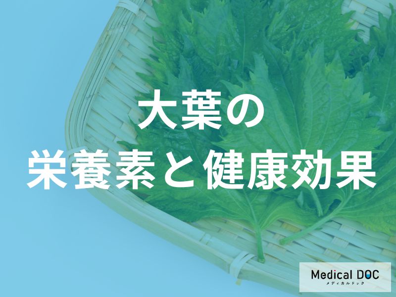 大葉の栄養素と健康効果