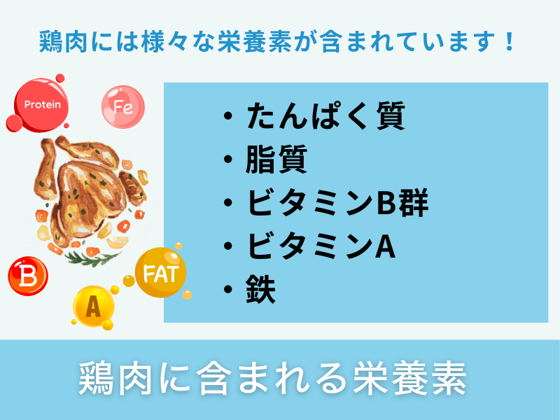 鶏肉に含まれる栄養素