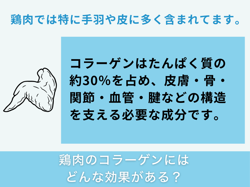 鶏肉のコラーゲンにはどんな効果がある?