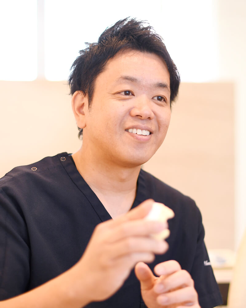 歯は削らなくて済むのなら削らない。経過を見ながら管理していく