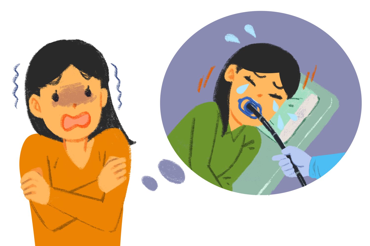 痛い? 苦しい? 食道の内視鏡検査