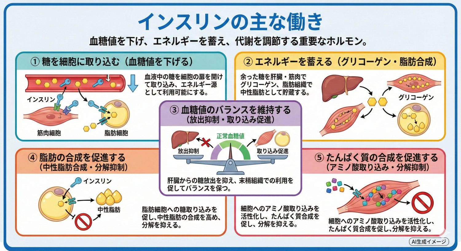 インスリンの働き