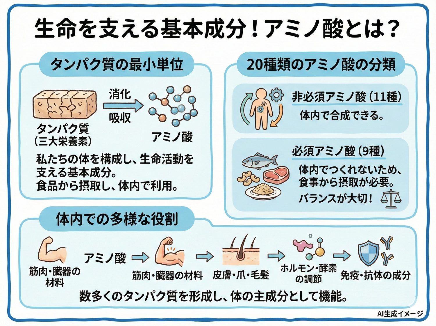 「アミノ酸」とは？