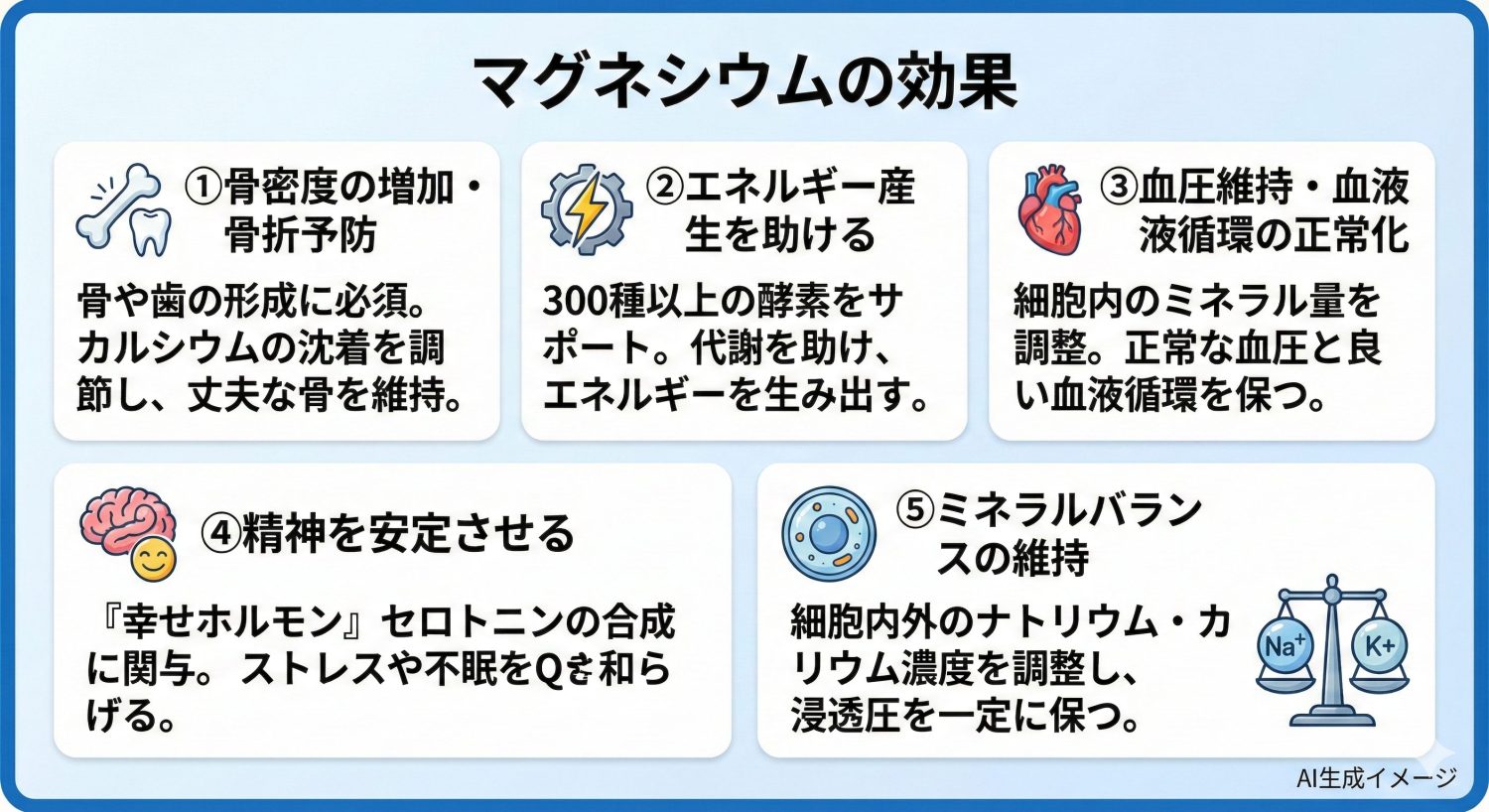 マグネシウムの効果