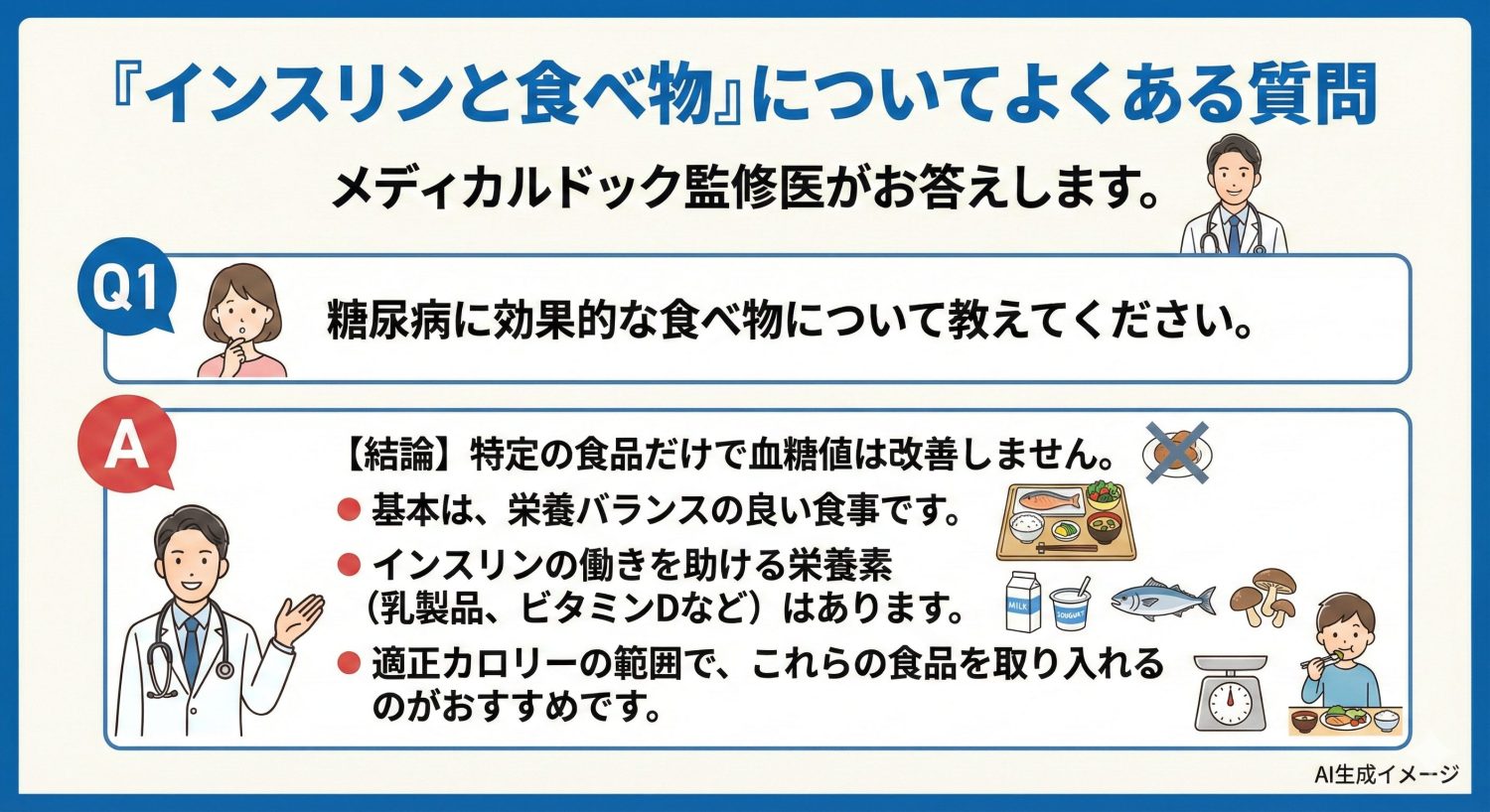 「インスリンと食べ物」についてよくある質問