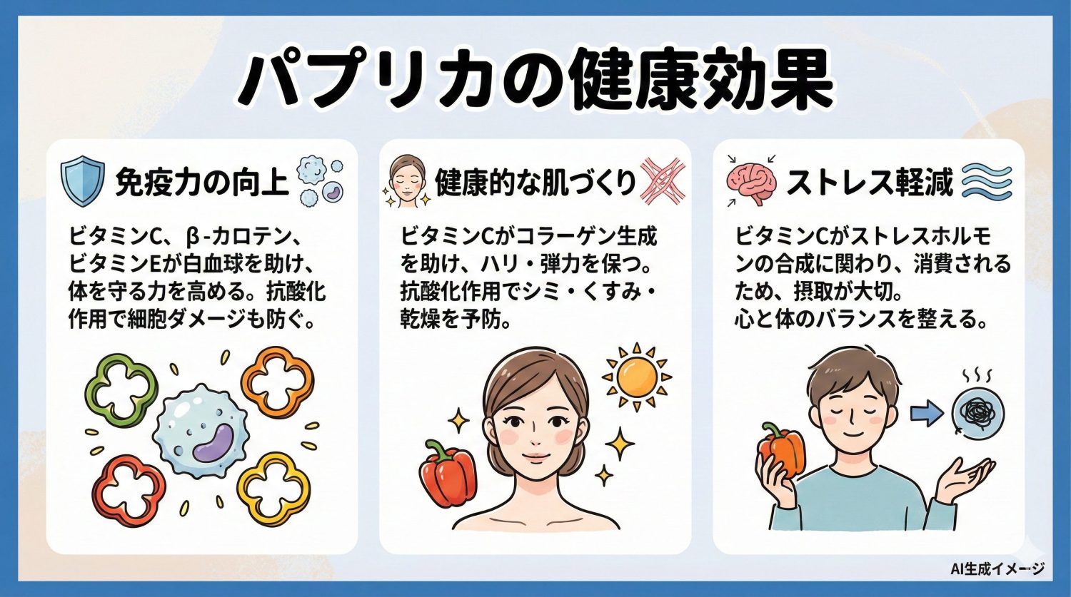 パプリカの健康効果