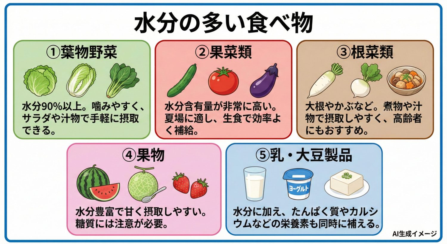 水分の多い食べ物