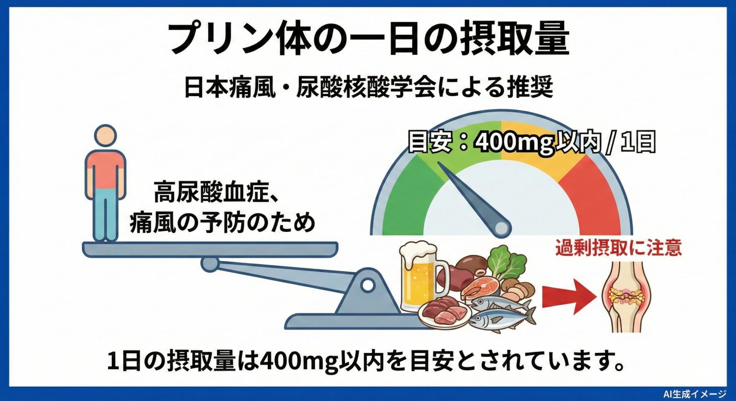 プリン体の一日の摂取量