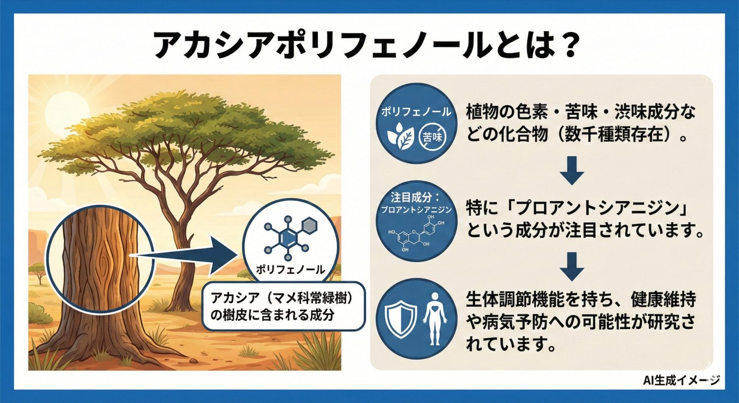アカシアポリフェノールとは?